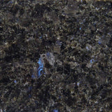 Granite Blue in the Night <br> Fini : Poli - Lot : V1006 <br> Epaisseur : 1.25'' <br> Dimensions : +,- 120 x 70'' <br> Indice de prix : $$$ <br>
