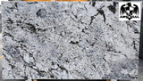 Granite New Azul Aran <br>Fini : POLI - Lot : 4510 <br> Epaisseur : 1.25'' <br>Dimensions : +,- 106'' x 55'' <br> Indice de prix : $$$ <br> ARRIVAGE JANVIER 2027