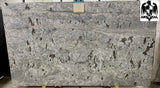 Granite Blue Araras Premium <br> Fini : DUAL POLI / ANTIQUE - Lot : 31243 <br> Epaisseur : 1.25'' <br>Dimensions : +,- 122'' x 71'' <br> Indice de prix : $$$ <br>