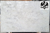 Granite Colonial White Premium <br>Fini : Poli - Lot : 46125 <br>Epaisseur : 1.25'' <br> Dimensions : +,- 119'' x 73'' <br> Indice de prix : $$$ <br> ARRIVAGE JANVIER 2027