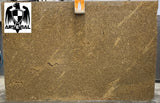 Granite Madura Gold * SOLDE * <br> Fini : Poli - Lot : 8491 <br>Epaisseur : 1.25'' <br>Dimensions : +,- 120' x 78'' <br> Indice de prix : $ <br>