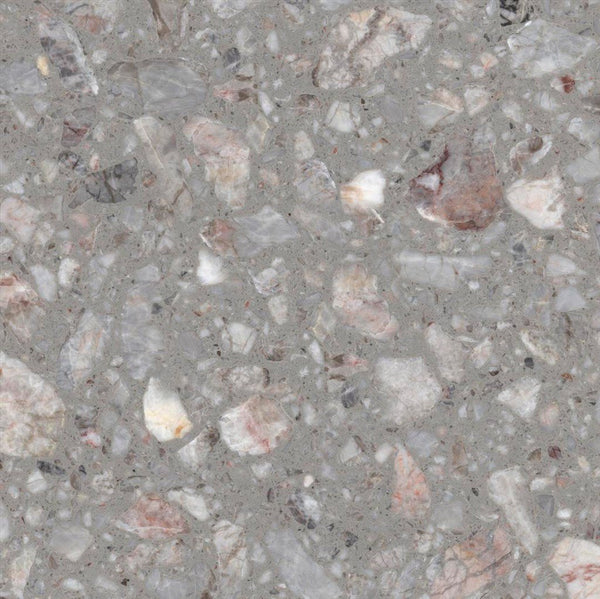 AggloMarbre Fior di pesco <br>Grade : 1ere Qualite <br>Fini : Poli<br>Epaisseur : 1.25''<br>Dimensions : 120'' x 48''<br>Indice de prix : $ <br>