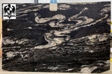 Granite Titanium  Premium <br>Fini : Antique -  Lot : 9395 <br>Epaisseur : 1.25''  <br>Dimensions : +,-121'' x 76'' <br> Indice de prix : $$$$ <br>