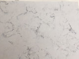 JUMBO Technistone Noble Carrara<br>Grade : 1ere Qualite <br>Fini : Poli<br>Epaisseur : 0.75''<br>Dimensions :  126'' x 61'' <br>Indice de prix : $$$ <br>